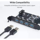 Orico 4 Port Usb3.0 Pci-Express Card-Computer Accessories-ORICO-Star Light Kuwait