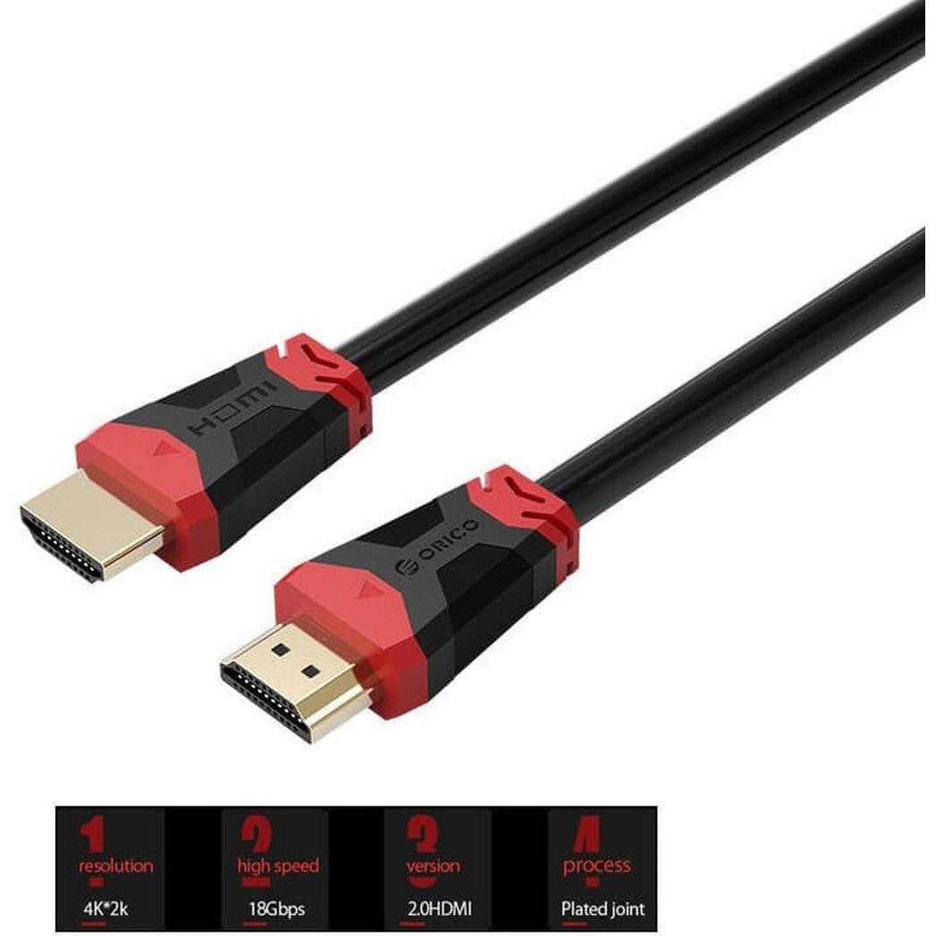 Orico Hdmi 2.0 4K 60Hz Gold Plated Cable Hd303, 3Meter-Cable-ORICO-Star Light Kuwait