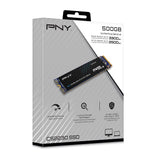 محرك أقراص الحالة الصلبة الداخلي PNY CS2230 بسعة 500 جيجابايت من نوع M.2 NVMe