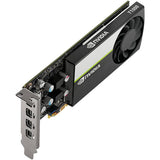 PNY Nvidia T1000 Graphics Card, 8GB GDDR6 128-Bit Memory, 896 CUDA Cores, 2.50 TFLOPS Peak FP32 Performance, PCI Express 3.0 x16, White/Black