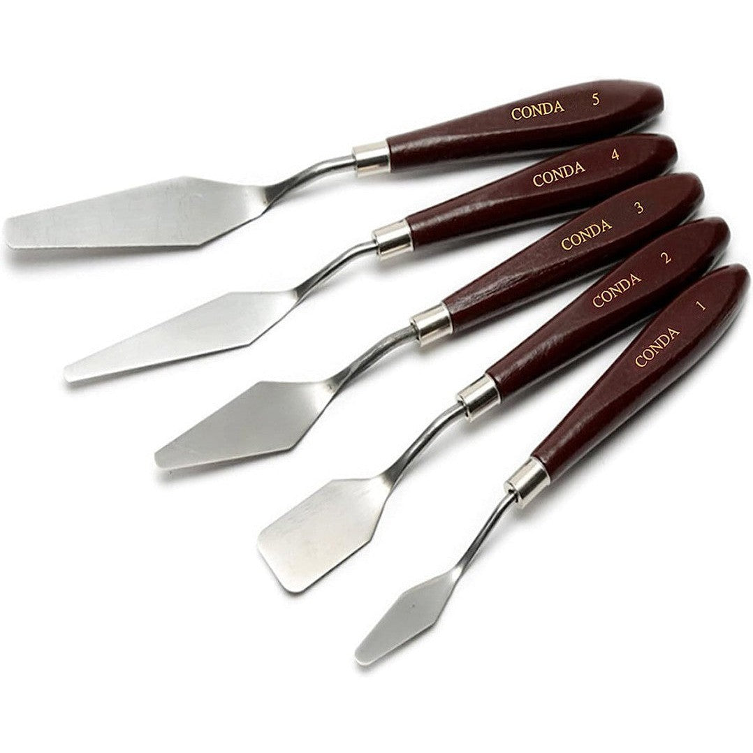 Palette Knife | Painting Knife | Oil Paint Metal Knives (Set Of 5)-School Supplies-Other-Star Light Kuwait
