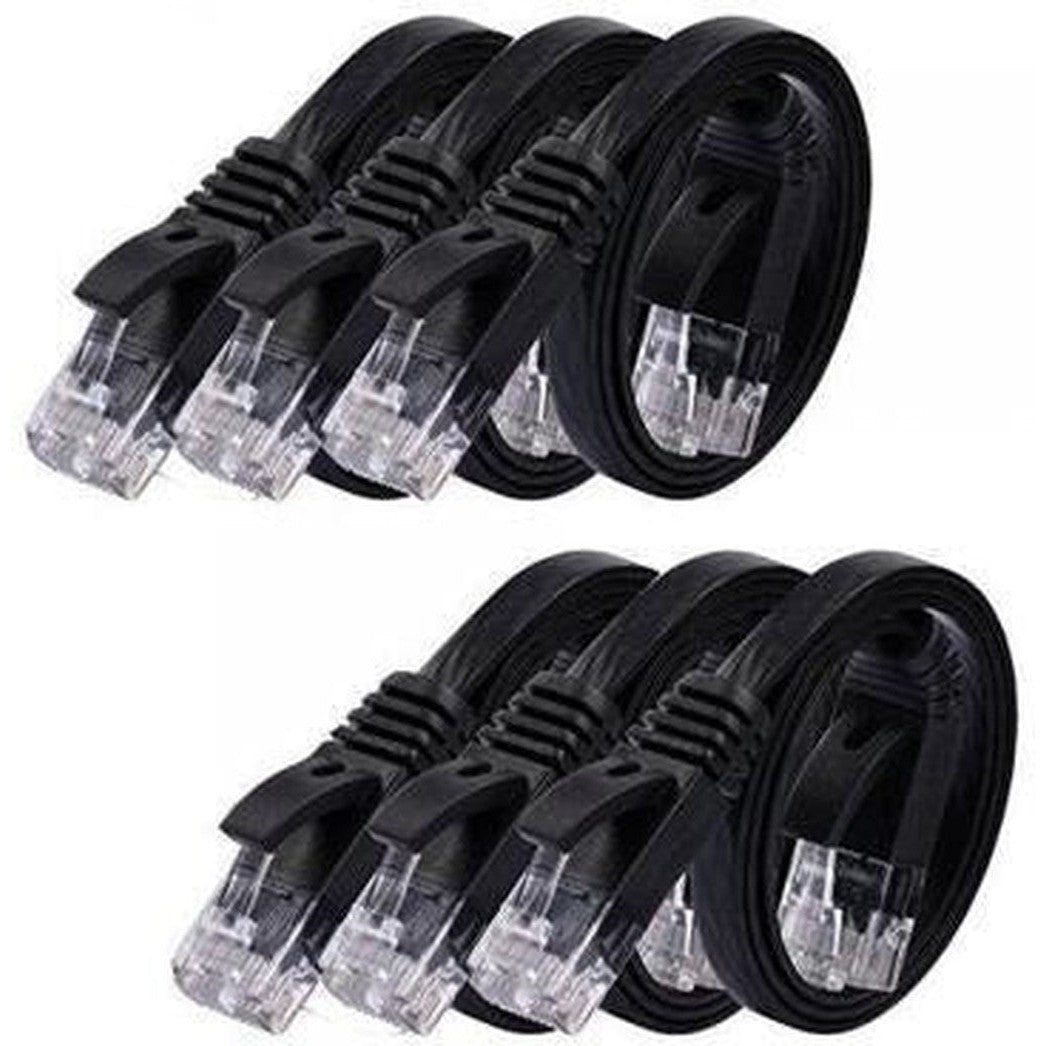 Patch Cord Cat6+ Cable 2 Meter (Flat) Kuwes-Kuwes Patch Cord Panel-Kuwes-Star Light Kuwait