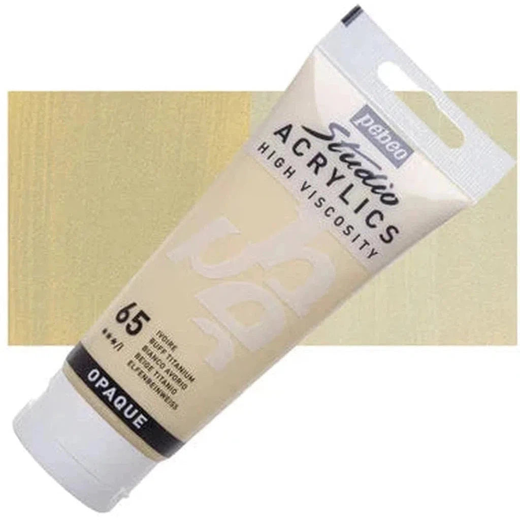 Pebeo Studio Acrylics Paint - 100Ml-Drawing And Coloring-Pebeo-Ivory-Star Light Kuwait
