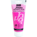 Pebeo Studio Acrylics Paint - 100Ml-Drawing And Coloring-Pebeo-Vivid Pink-Star Light Kuwait