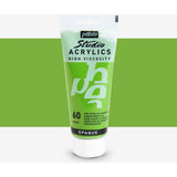 Pebeo Studio High Viscosity Acrylics - 100 Ml-Drawing And Coloring-Pebeo-Chrome Green Hue-Star Light Kuwait