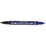 Pentel N75W Permanent Marker Twin Tip-Pens-Pentel-Blue-1 pc-Star Light Kuwait