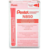 Pentel N850 Permanent Marker Bullet Tip 12Pcs/Pkt-Pens-Other-Black-Star Light Kuwait