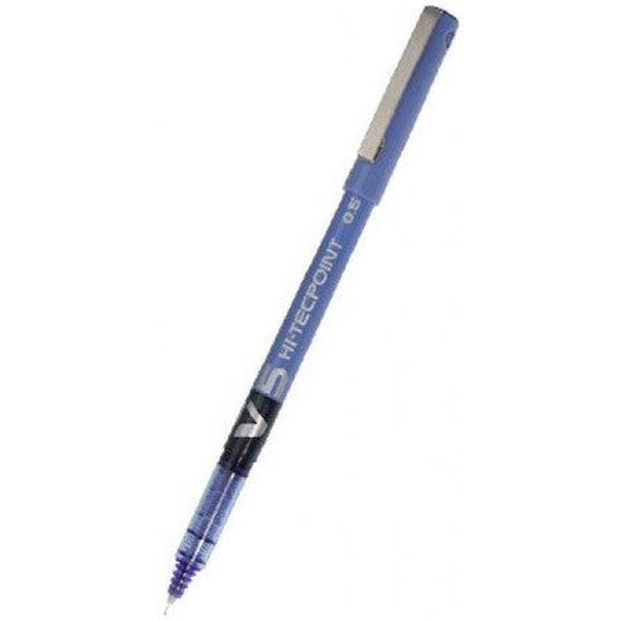 Pilot V5 Liquid Ink Rollerball 0.5 Mm Tip-Pens-Other-Pc-Blue-Star Light Kuwait