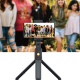 Porodo Bluetooth Selfie-Stick With Tripod - Black