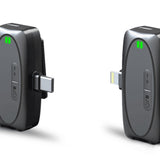Porodo Dual Lavalier Microphone & Charging Case - Black