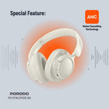 Porodo Soundtec Zen ANC Headphone - Wireless / Beige