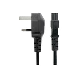 Power Cable for laptop adapter / charger C5 3 pin UK