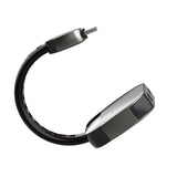 Powerology 2-in-1 USB-C to Aux & USB-C Adapter - 60W / USB-C / Grey