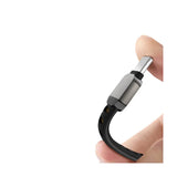 Powerology 2-in-1 USB-C to Aux & USB-C Adapter - 60W / USB-C / Grey