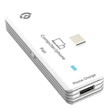 Powerology AIROMA USB-C to HDMI Wireless Display Adapter - White
