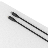 كابل Powerology المضفر - من USB-C إلى Lightning / 6.6 قدم / أسود