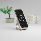 بنك الطاقة Powerology MagSafe Power Glass Surface - سعة 10000 مللي أمبير / منفذ Type-C / تيتانيوم