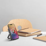 بنك الطاقة Powerology MagSafe Power Glass Surface - سعة 10000 مللي أمبير / منفذ Type-C / تيتانيوم
