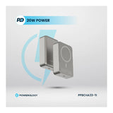 Powerology Magsafe PowerBank - 20000 مللي أمبير / 15 واط / تيتانيوم