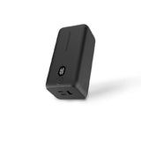 بنك طاقة Powerology Onyx ثنائي المنافذ USB-C - سعة 20000 مللي أمبير / 65 واط / أسود