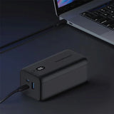 بنك طاقة Powerology Onyx ثنائي المنافذ USB-C - سعة 20000 مللي أمبير / 65 واط / أسود