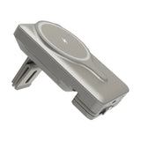 Powerology Power Bank With Magnetic Wireless Charger Car Mount - 5000mAh / USB / Type-C - Titanium