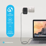 Powerology Universal Charger With TriPle USB-A Ports - Black