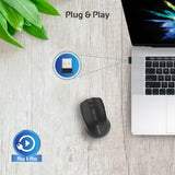 Promate 2.4GHz Wireless Ergonomic Optical Mouse