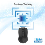 Promate 2.4GHz Wireless Ergonomic Optical Mouse