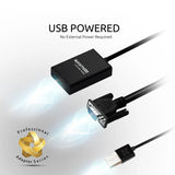 Promate Adaptor Kit with Audio Support VGA-to-HDMI