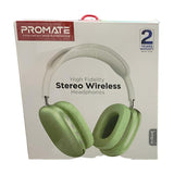 Promate AirBeat High Fidelity Stereo Wireless Headphone - Green