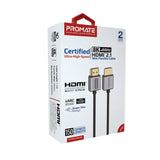 Promate Certified Ultra-High-Speed 8K@60Hz HDMI Slim Flexible Cable
