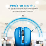 Promate Comfort Performance Wireless Ergonomic Mouse