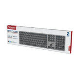Promate Full-Size Triple-Mode Slim Wireless Keyboard w/ Scissor Keys, & Multi-Device Connectivity