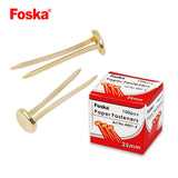 25Mm Foska Paper Fasteners 100 Pcs/Box - 4001-4B