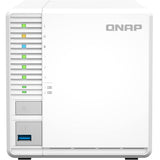 QNAP TS-364 3 Bay NAS Enclosure for Cloud Storage, 2.5GbE, RAID 5, M.2 SSD caching