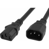 كابل طاقة بطول 1.5 متر، ذكر/أنثى، C13/C14
