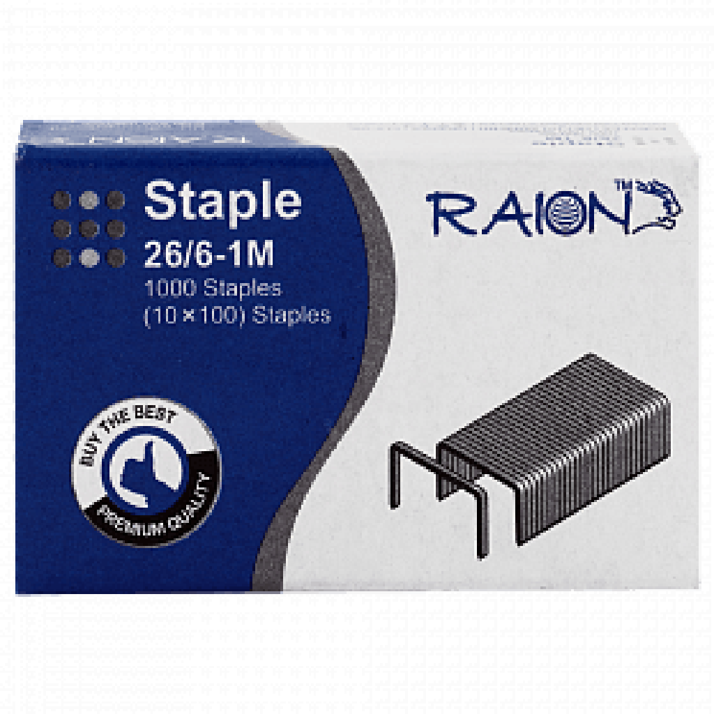 Raion Staples 26/6-Stationery Staplers And Staples-Raion-Star Light Kuwait