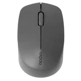 ماوس لاسلكي صامت Rapoo M100 - 2.4 جيجاهرتز / 1300 نقطة في البوصة / بلوتوث / USB - رمادي داكن