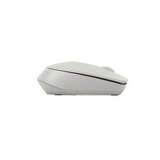 ماوس لاسلكي صامت Rapoo M100 - 2.4 جيجاهرتز / 1300 نقطة في البوصة / بلوتوث / USB - رمادي فاتح