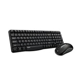 Rapoo X1800S Wireless Multimedia Keyboard & Optical Mouse AR - Black
