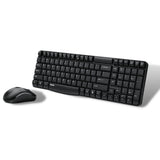 Rapoo X1800S Wireless Multimedia Keyboard & Optical Mouse AR - Black