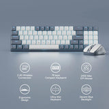 Redragon BS8772 Wireless Keyboard and Mouse Combo - Ash Grey