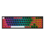 Redragon POLLUX Pro K628 RGB Swappable Wireless Mechanical Gaming Keyboard, Red Switch, – Black