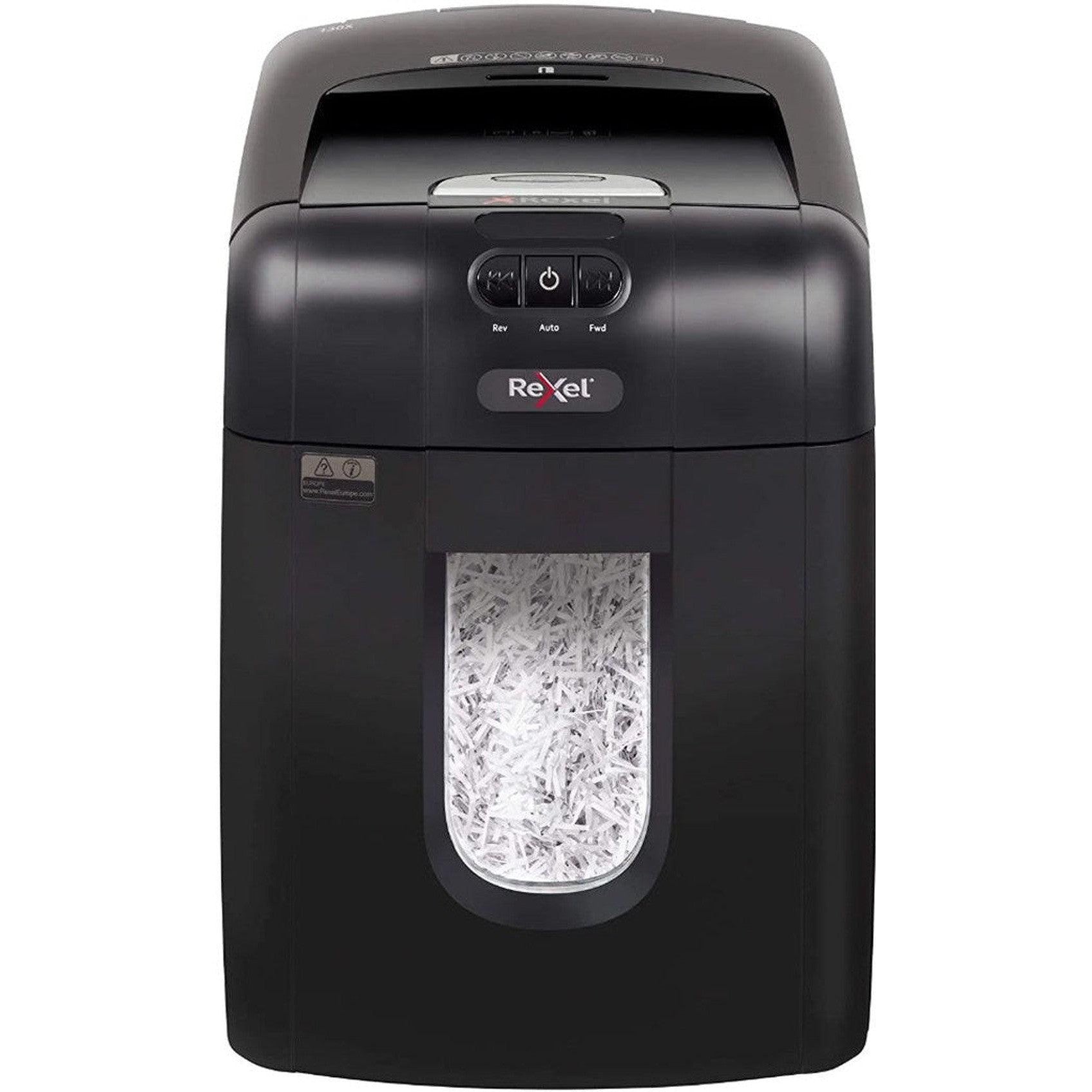 Rexel Auto+ 130X 2102559A Auto Feed 130 Sheet Cross Cut Shredder-Stationery Shredder S-Rexel-Star Light Kuwait