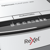 آلة تمزيق الورق الأوتوماتيكية Rexel Optimum AutoFeed 45X ذات القطع المتقاطع