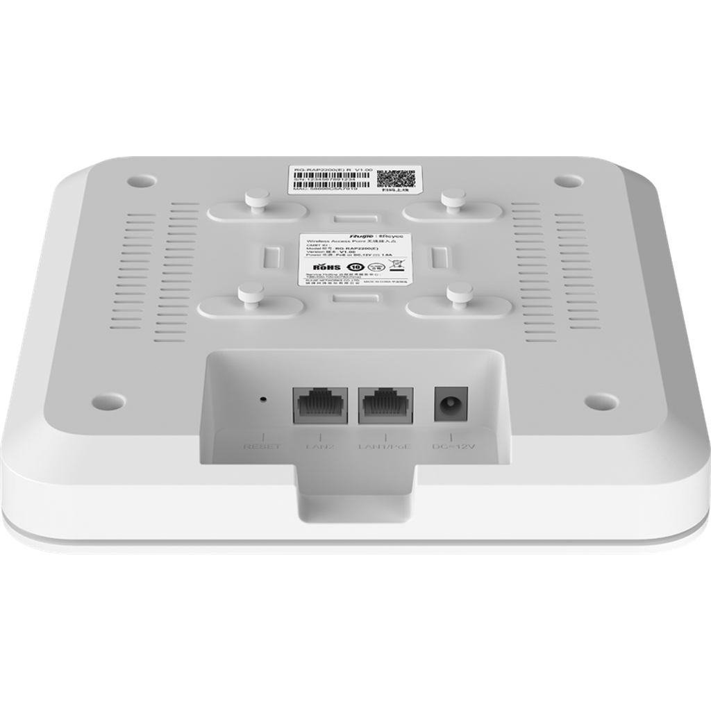 Reyee Wi-Fi 6 3202Mbps Multi-G Ceiling Access Point, Rg-Rap2260(E)-Ruijie Access Point-Ruijie-Star Light Kuwait