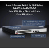 Ruijie 24×10/100/1000Base-T Support Poe+, 4 X 1G/10G Sfp+ Port Rg-S5310-24Gt4Xs-P-E Switches-Ruijie Switches-Ruijie-Star Light Kuwait
