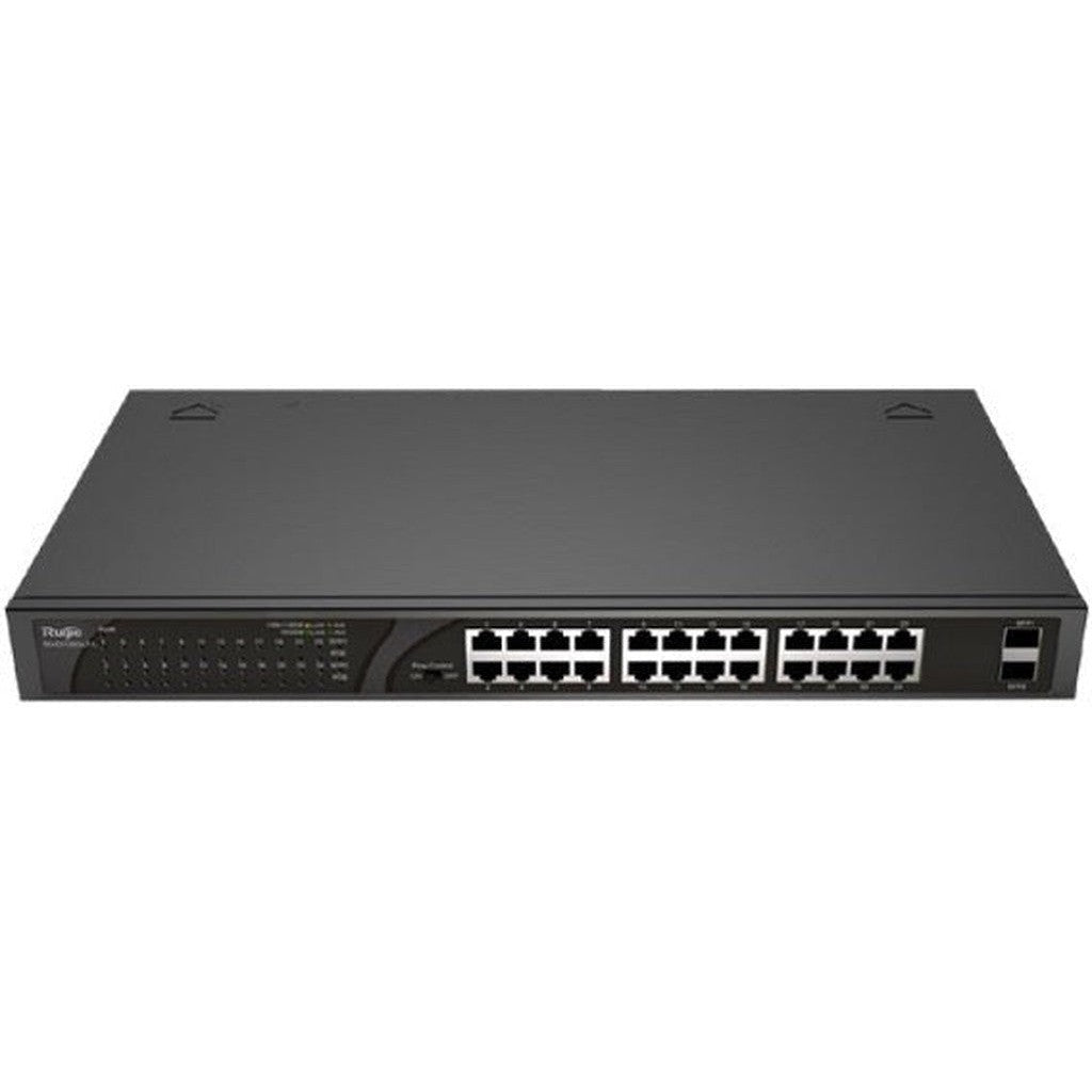 Ruijie Rg-Es126G-Lp-L Unmanaged Gigabit Poe Switch 24 Port ,2 Sfp Poe 180W-Ruijie Switches-Ruijie-Star Light Kuwait