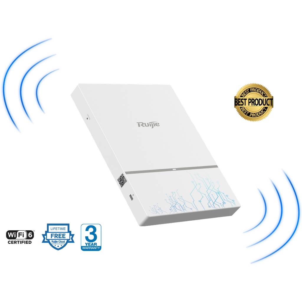 Ruijie Wi-Fi 6 (802.11Ax) Indoor Wireless Access Point Rg-Ap820-L-Ruijie Access Point-Ruijie-Star Light Kuwait